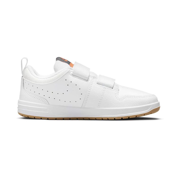Nike Pico 5 Повседневные детские кеды с низким верхом Белые Синие AR4161-106