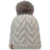 Knitted Fleece Caryn Beanie, Womens Grey Cap