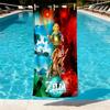 The Legend of Zelda Print Beach Towel Design, Soft, Lightweight. for Home Bathroom, Spa, Pool, Yoga, Surfing, Camping, Gift for Family, Friend