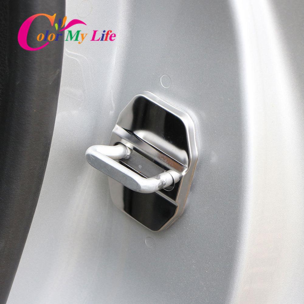 Защитная крышка автомобильного дверного замка Color My Life для Jeep Compass 2017 2018, аксессуары, чехлы для внутренних дверных замков