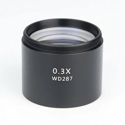 0.3X 0.75X 1.5X Дополнительные Объективы Стереомикроскоп Линза Барлоу Резьба M48 для Бинокулярного Тринокулярного Зум-Микроскопа