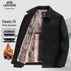 Мужская утолщенная зимняя куртка из шерстяной смеси LAOYECHE