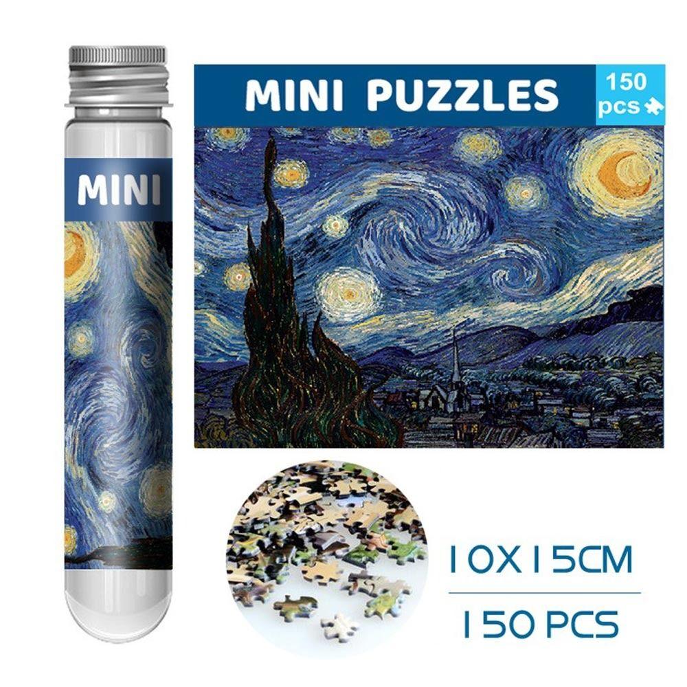 150PCS/Set Oil Painting Oil Painting Jigsaw Gifts Decompression Game Jigsaw Puzzles Adult Children