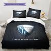 VfL Bochum Bedding Quilt Set Quilt Cover Pillowcase Home Decoration Birthday Gift (1 * duvet cover + 2 * pillowcase, without core)