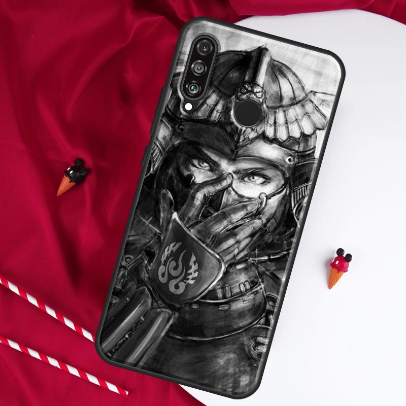 Япония Самурай Ниндзя Для Huawei Nova 9 SE 10 5T Y90 Y70 Y60 Y61 Y91 Y72 12i 12s 11i P60 Pro P20 P30 P40 Lite Чехол