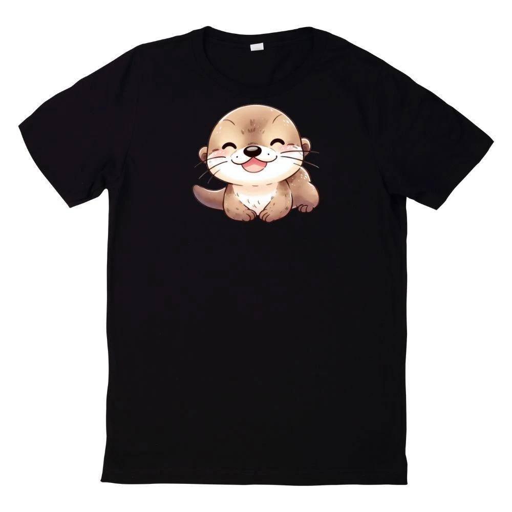 T-Shirt Niedliches Kawaii Otter Motiv