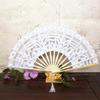 27 см кружевной складной веер с кисточкой винтажный свадебный танцевальный реквизит для фотографий портативный летний ручной веер вечерние принадлежности подарок