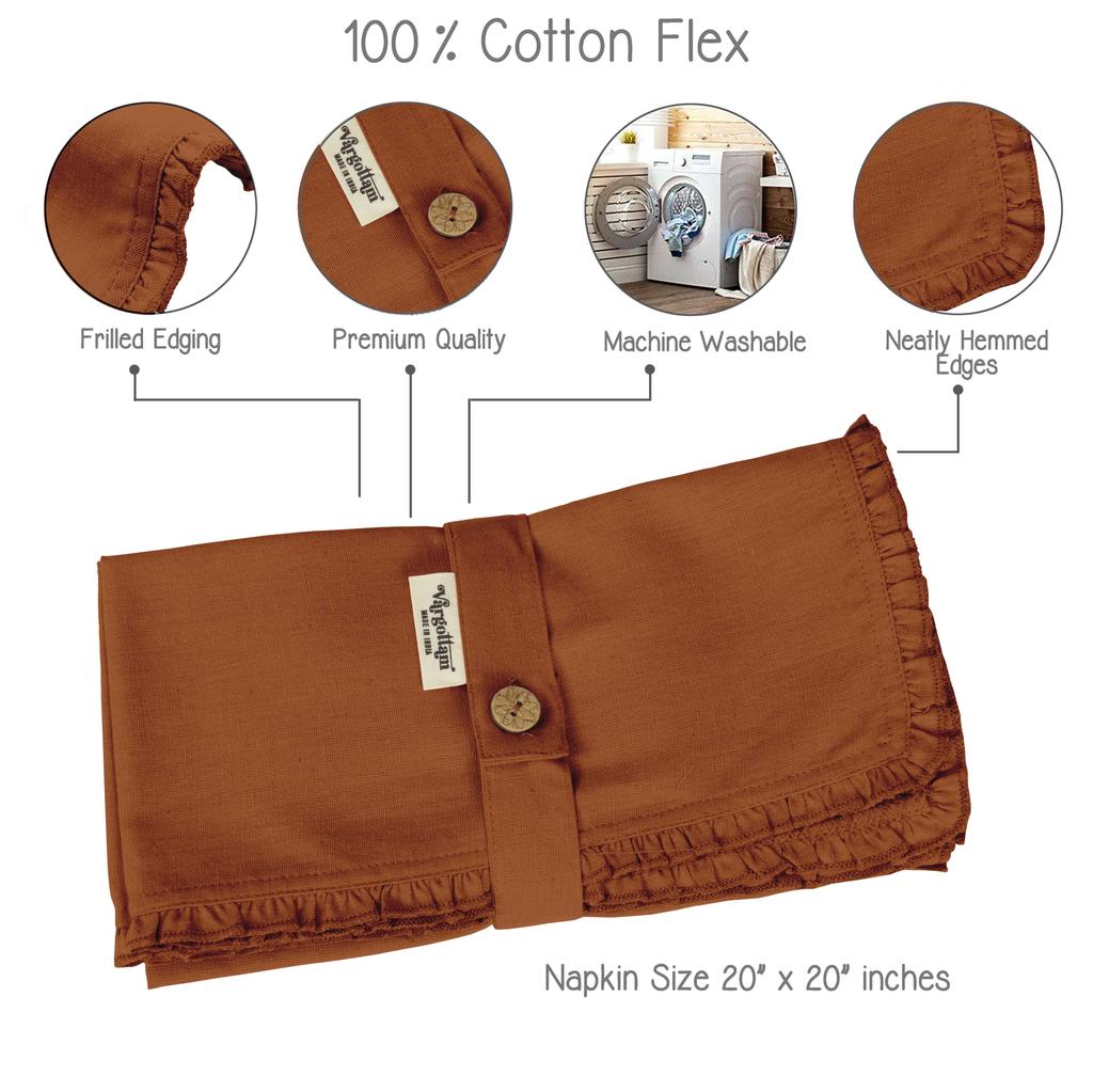 Vargottam Черный домашний декор вечеринки обеденный стол льняные многоразовые салфетки набор-упаковка из