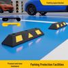 Пара резино-пластиковых упоров для колес автомобиля Yaoqing