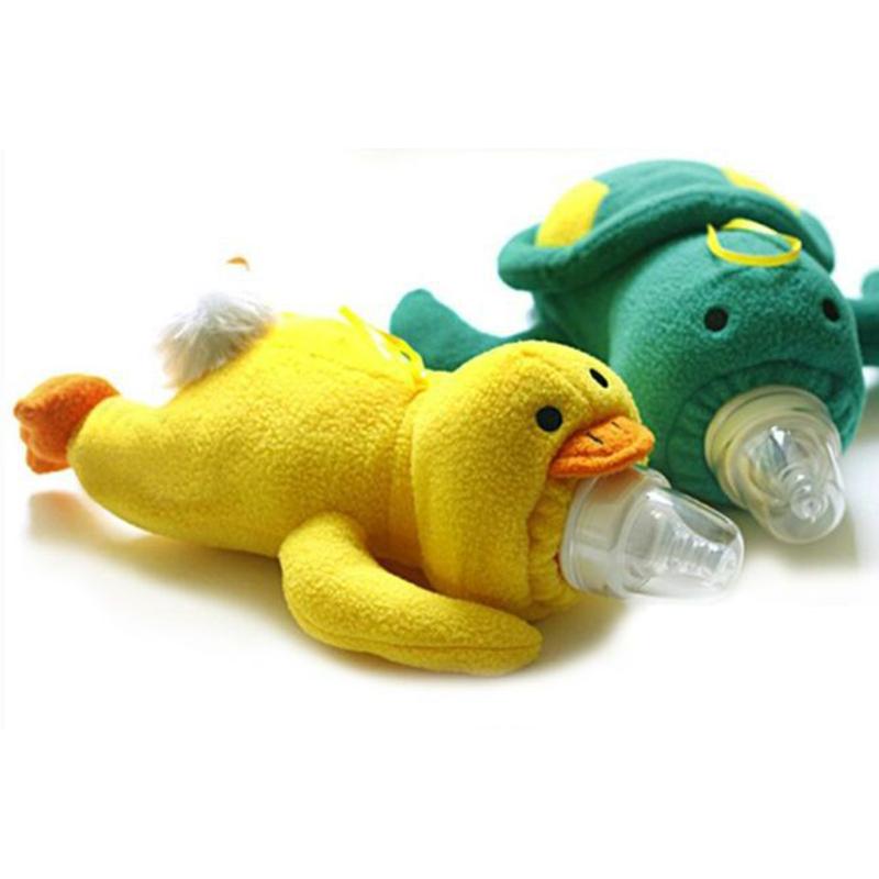 Сумка для бутылочек для кормления, чехол для бутылочки с утиным молоком, игрушки Kawaii, плюшевый кролик, детская бутылочка для кормления, сумка для поддержания температуры, инструмент для кормления ребенка