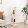 VidaXL Cat Tree with Sisal Scratching Posts Cream 104 Cm 171469