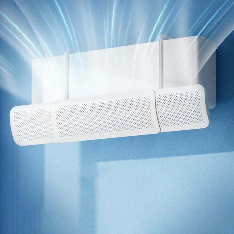 Кондиционер Лобовое стекло с защитой от прямого обдува Универсальное ветрозащитное настенное воздуховыпускное отверстие Перегородка Удержание холодного воздуха