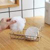 Kitchen Faucet Storage Rack Stainless Steel Multifunctional Drain Rack Creative Single-Layer Cloth Rack Kitchen Accessories