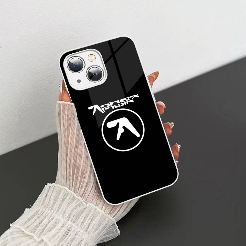DJ A-Aphex T-Twin Закаленное Стекло Для Iphone 14 13 12 11 Pro Mini XS MAX 14Plus X XS XR Чехол