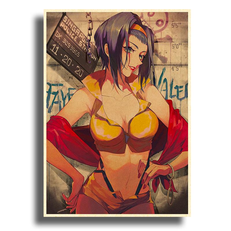 Cowboy Bebop Wall Decor Poster Wall Art Picture Wall Decor Canvas Painting Living Room Home Decoration Print Room Decor