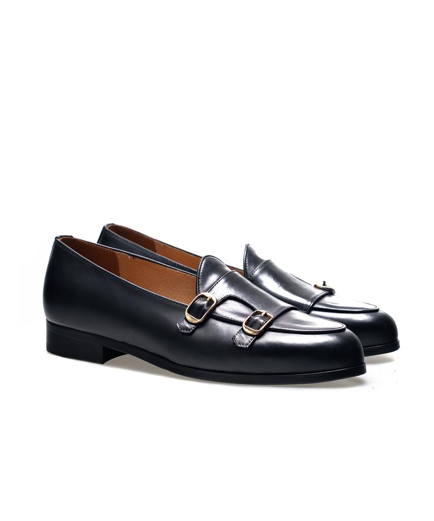 Allclassic Alc4403 Belgian Monk Loafers_Black
