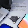 USB-флеш-накопитель DM DaMai 3-в-1 с несколькими интерфейсами