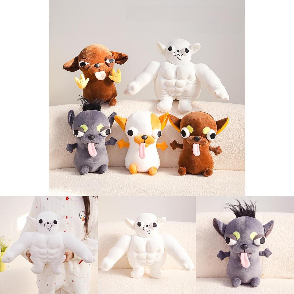 Cute Chihuahua Plush Doll With Polyester Filling For Kids Play And Decor
