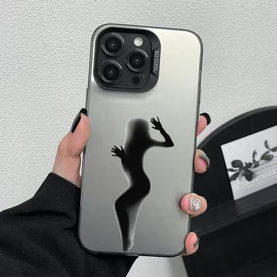 Сексуальный чехол для телефона с узором фигуры, подходит для iPhone 17 16 15 14 13 12 11 Pro/Max/Plus, противоударная задняя крышка