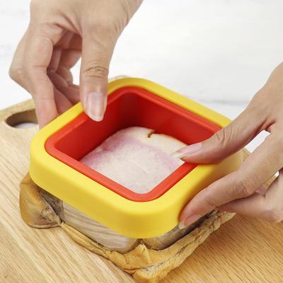 Форма для сэндвичей, печенья, многоцелевая форма для нарезки сэндвичей, тостов, фруктов, 1 шт., квадратная форма для резки хлеба из нержавеющей стали