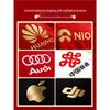 2026 Corporate Event Red Scarf with Custom Logo Embroidery - Anniversary Celebration Shawl