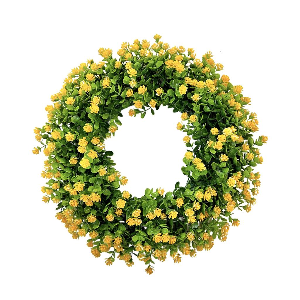 Eucalyptus Artificial Wreath 33cm Fake Flower New Simulation Flower Wreath Wedding Decor