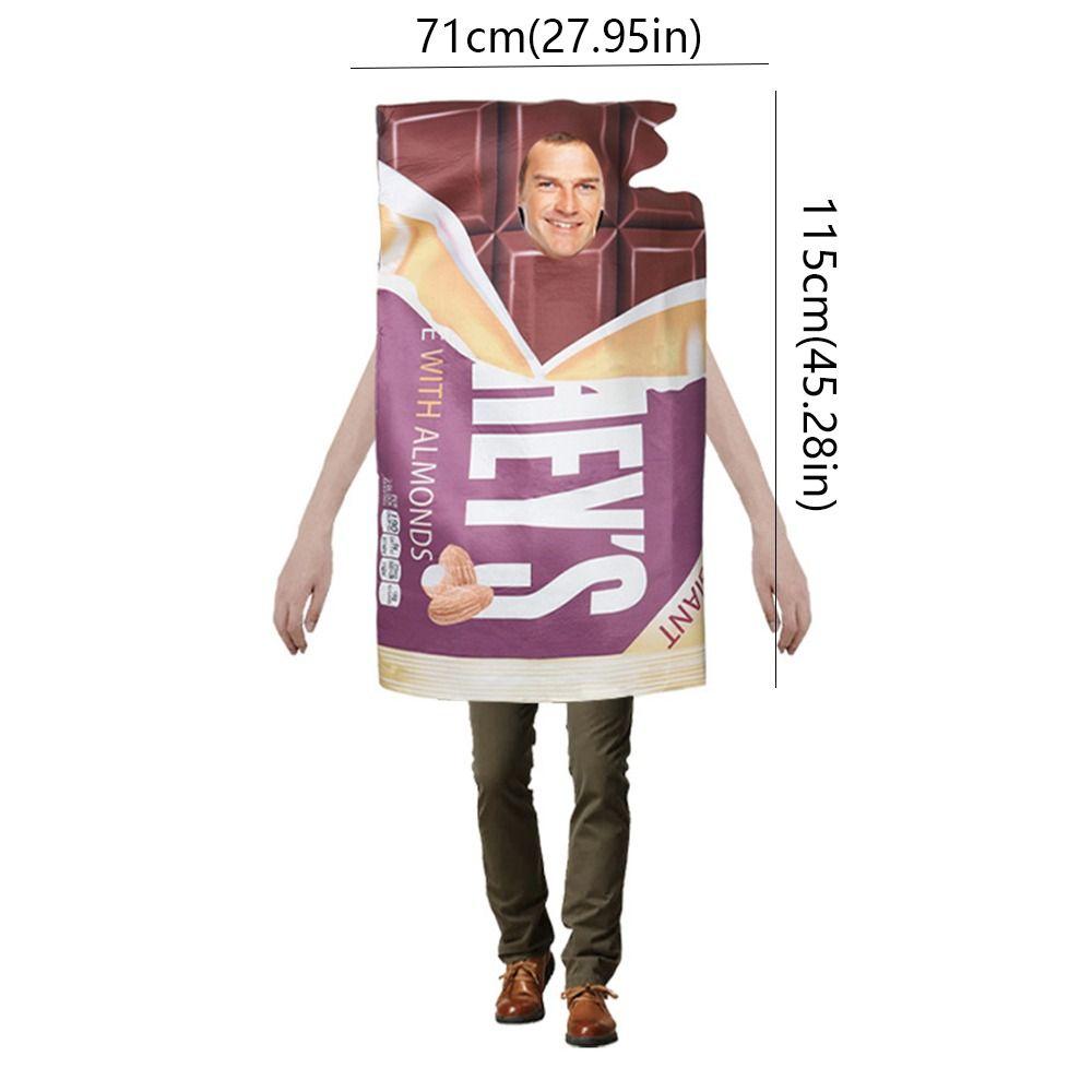 Еда Шоколад Печенье Костюм Молоко Костюм для Выступлений Забавный Детский Косплей Костюм Фото Профи