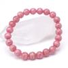 Браслет из родохрозита 8 мм круглый шарик, внутренний обхват 16 см, роза инков, камень любви, натуральный камень, камень силы, четки для молитвы, подарок, 8 мм прибл.