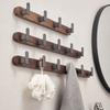 Light Luxury Solid Wood Wall Hanging, Living Room, Bedroom, Bag, Coat, Towel Hooks, No Punch