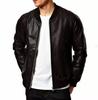 Stylish Black Men's Jacket Bomber Genuine Lambskin Leather Handmade Casual Biker