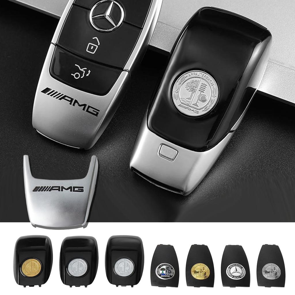 Car Key Remote Accessories Key Case Shell Protective Cover Refit Sticker For Mercedes Benz W204 W205 W211 W212 AMG Smart Fortwo ZSY5
