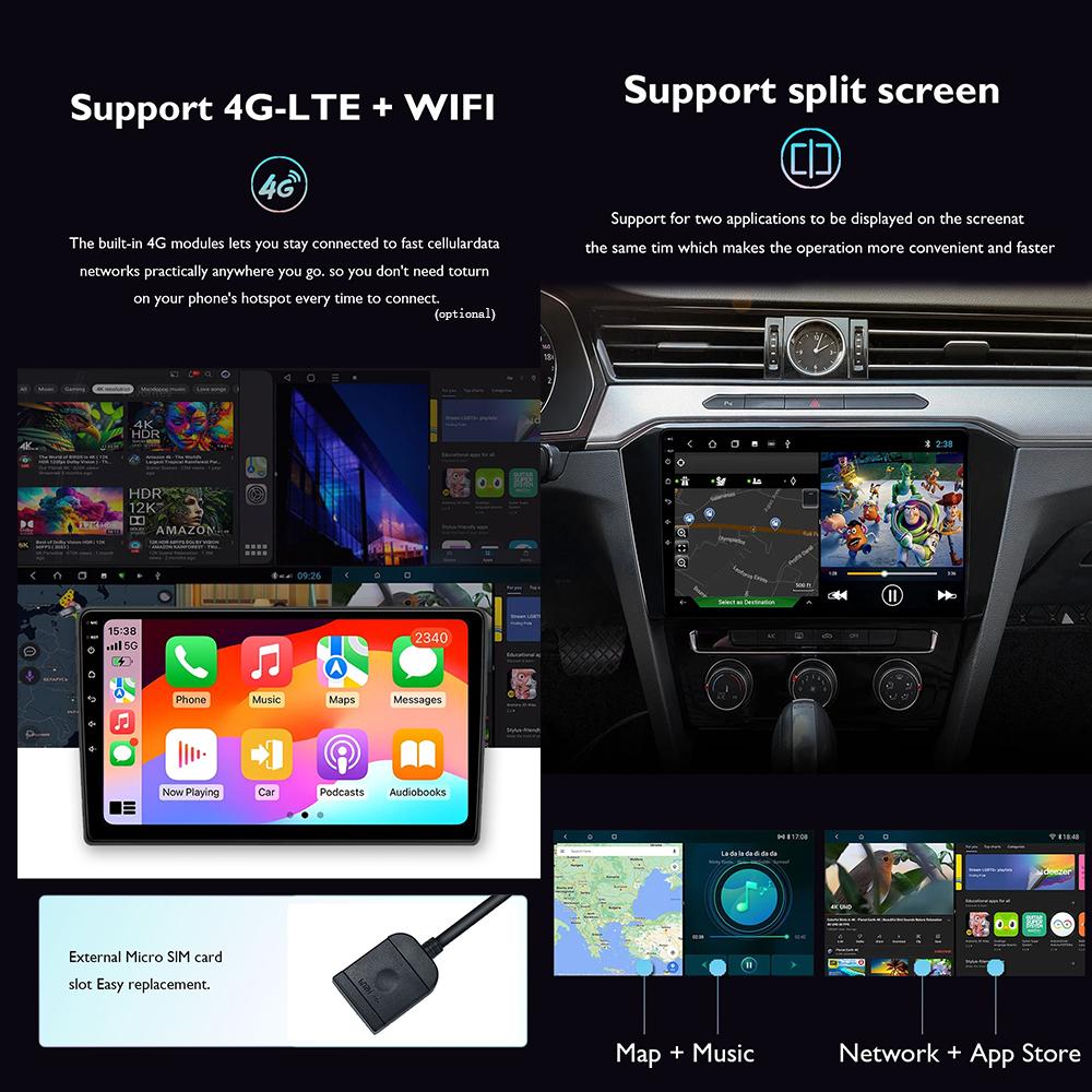 Android 14 WIFI+4G Stereo Car Radio for Chevrolet Spark Beat 2015 - 2018 Multimidia Video Player Auto CarPlay GPS QLED Screen