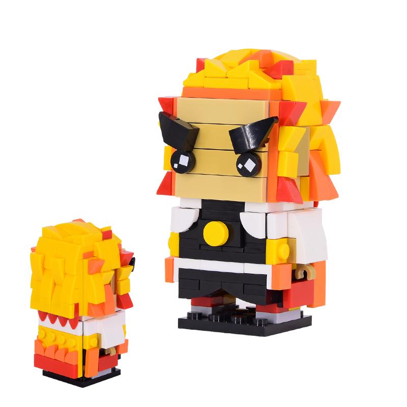 Набор MOC Кирпичи Мультфильм Фильм BrickHeadsed Модель DIY Фигурки Действия Сцена Строительные Блоки Игрушки Для Детей Подарок