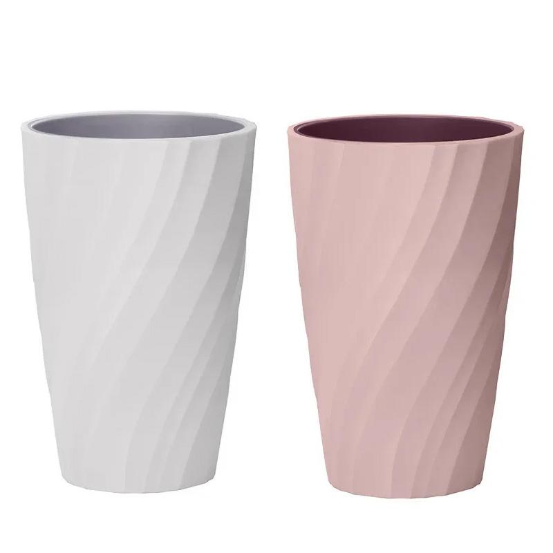 Качественный двухслойный стакан для полоскания рта, простой и прочный стакан для мытья, креативный стакан для зубных щеток для пары, аксессуары для дома и ванной