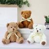 1pc 18cm Cute Teddy Bear Dolls Patch Bear Soft Stuffed Toy Bear Baby Toy Kids Girls Birthday Brinquedos Wedding Girls Gifts