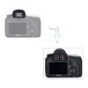 Set of 2 JJC Eyecups and Eyepieces for Canon EOS 5D Mark IV 7D Mark 1D Mark IV 1D X Mark 1D 1Ds Mark and EG Compatible Eyepieces III, 5DS, 5DSR, II,