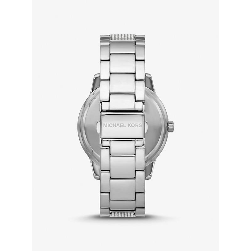 Michael Kors Большие серебристые часы Tibby с паве MK7294