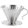 Нержавеющая сталь Pour Over Coffee Dripper Cone Filter Cup Stand Coffee Machine Accessories Home
