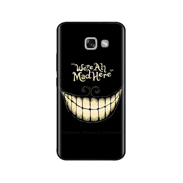 For Samsung Galaxy A3 2017 Case Silicon Soft Black Case For Samsung A7 A5 A3 2017 Case Cute Printed Tpu Bumper Phone Cover