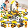 Puzzle Toys Electric Track Toy Climbing Track Kids Car Engineering Birthday Gift