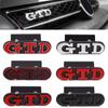3D Metal Car Front Grille GTD Logo Rear Trunk Sticker Emblem Badge for G-olf 4 5 6 7 7 MK4 MK5 MK6 MK7 MK8 Beetle Passat Tiguan Jetta