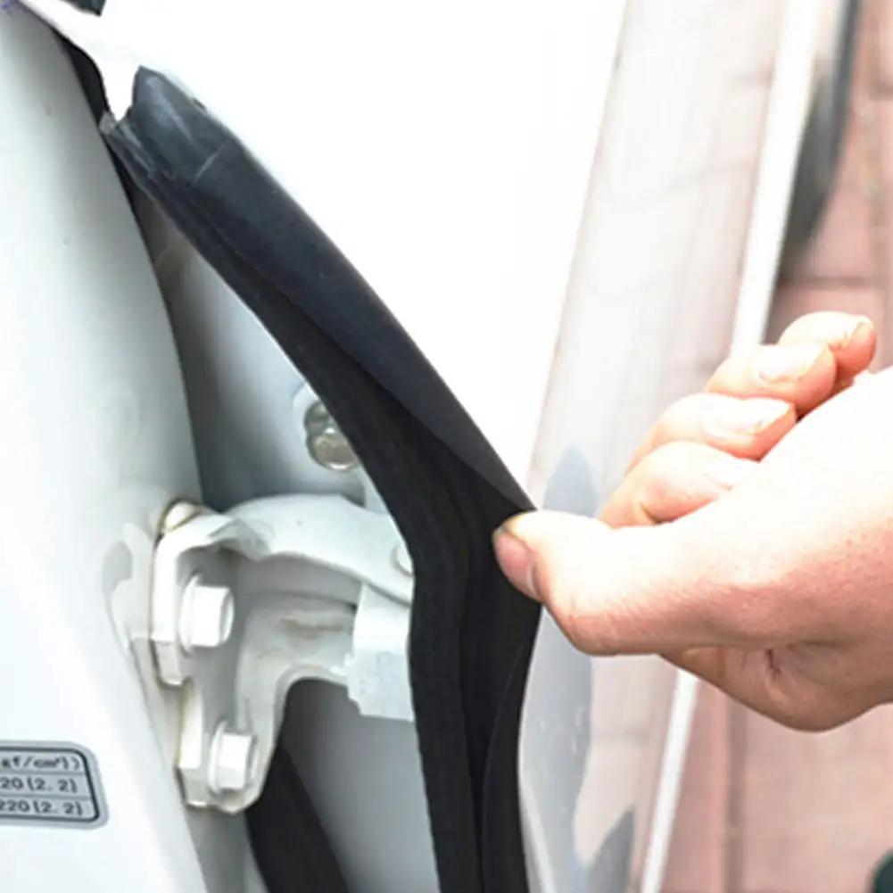 Уплотнительная полоса для слота для карт на кромке двери автомобиля, резиновый уплотнитель для стойки B, звукоизоляционная стальная полоса, защита от царапин