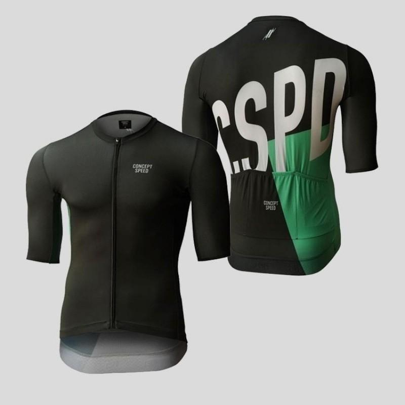 CSPD Men Women Milk Silk Short Sleeve Cycling Jersey Breathable Road Mountain Bike Top