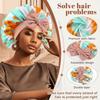 Elastic Tie Band Satin Bonnet Extra Large Hair Bonnet Luxury Sleep Cap  Hair Protection