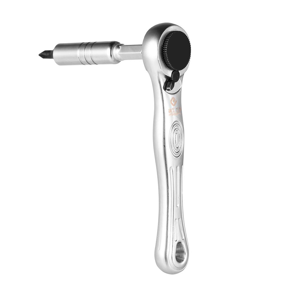 PENGGONG, 12 шт., мини-ключ с храповым механизмом, набор бит с трещоткой, четверть с приводом 1/4 дюйма