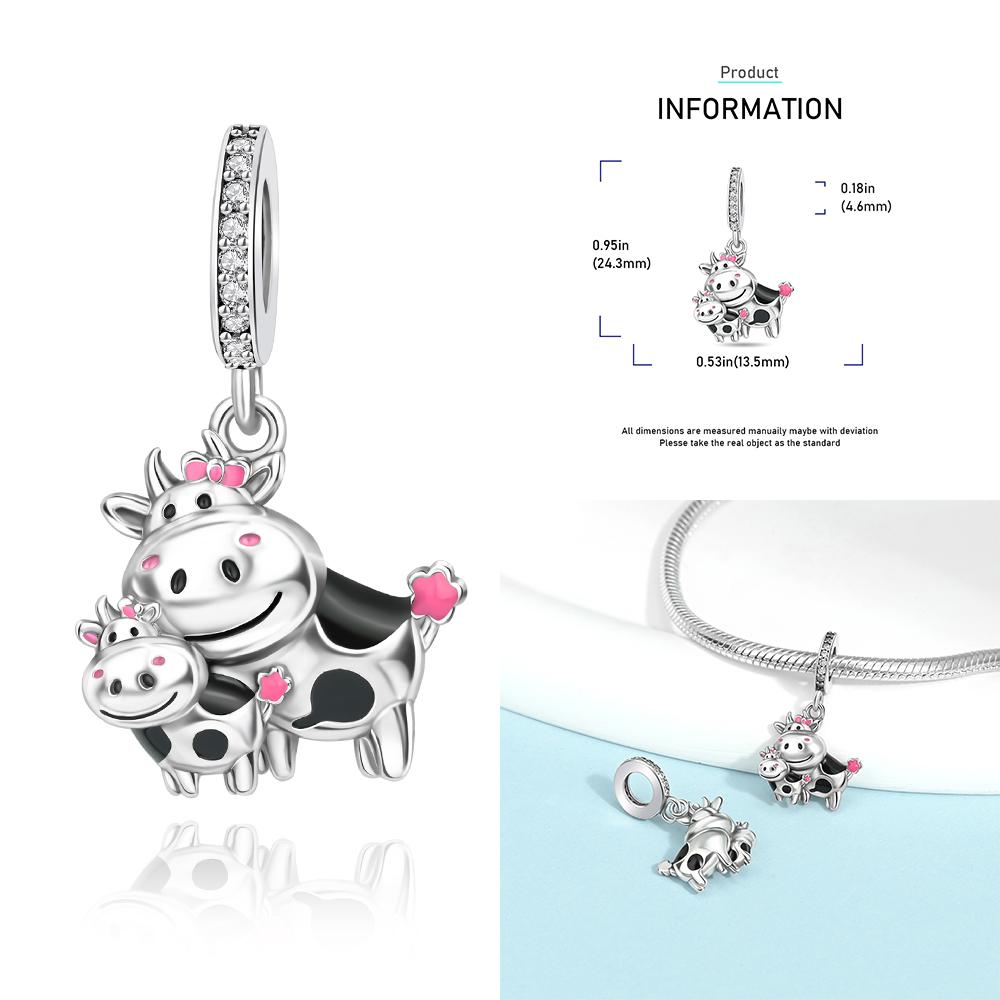 Циркон Сердце Клип Шармы Цветок Клевер Шарм Медь Морская Черепаха Бусины Подходят для DIY Оригинальный Браслет Ювелирные Изделия