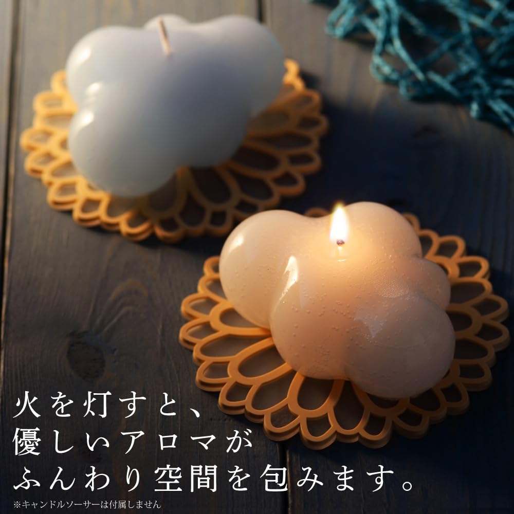 Ароматическая свеча Candly KUMO CANDLE Аромат Белого Ландыша Ручная работа