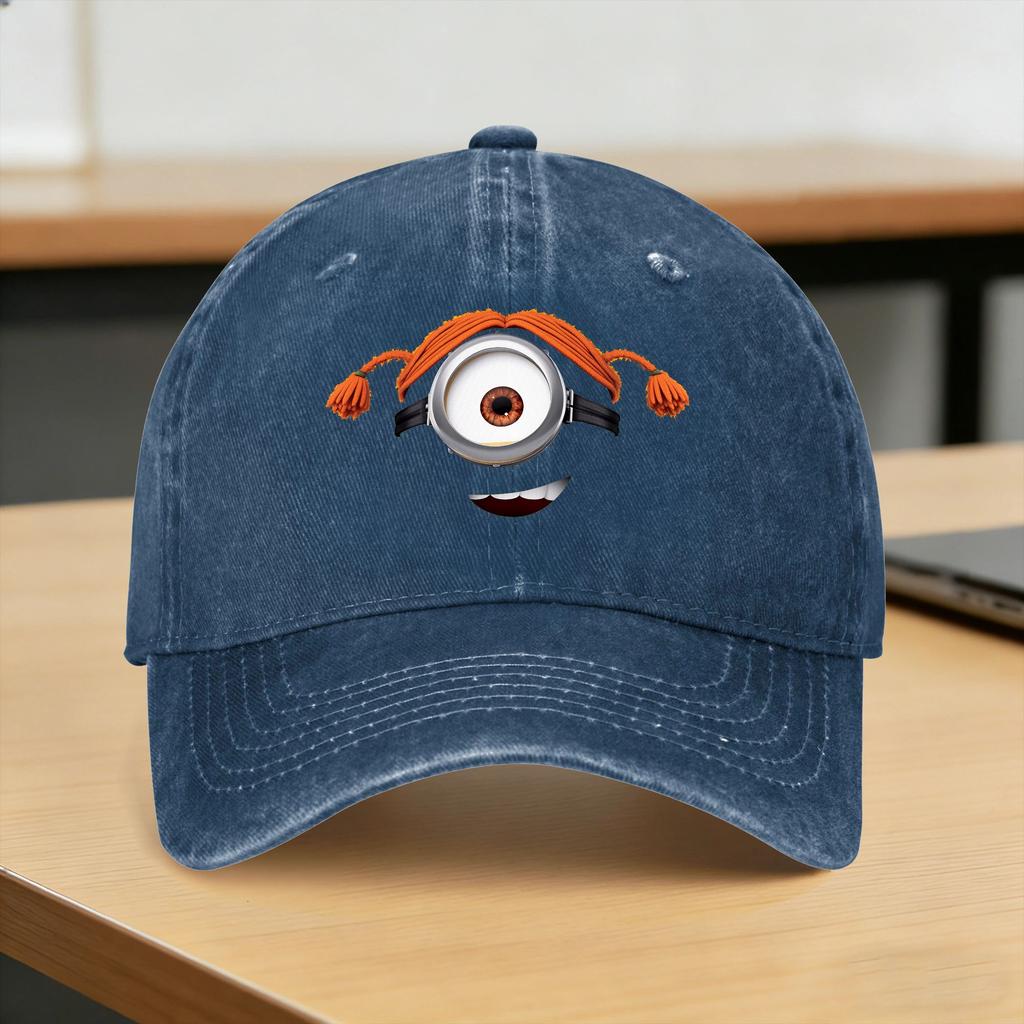 MMinions Cartoon Casual Baseball Cap For Unisex Women Summer Outdoor Sport Hip Hop Hats Fashion Wholesale Snapback Cap