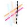 30 Hole Loose-Leaf Plastic Binding Ring Spring Spiral Rings For A4 A5 A6 Paper
