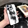 Чехол для телефона "Горный Лес" Для iPhone 17,16,15,14,13,12,11 Plus,Pro Max,XS,Красочный Серебряный Чехол для телефона Funda Cover